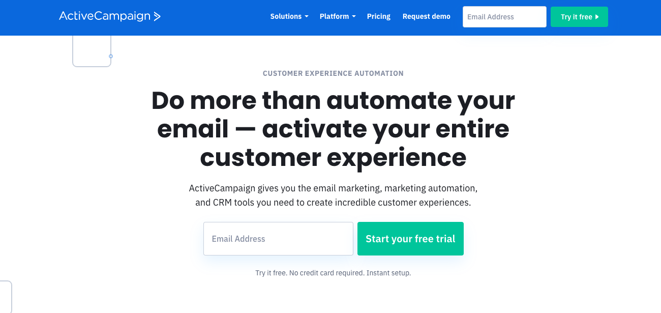 free trial offer lead form